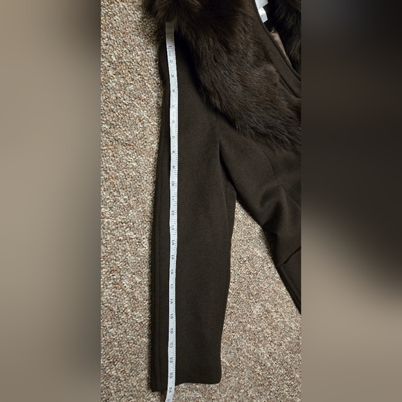 C* - Jaeger Wool & Angora long fur coat - Picture 12 of 13